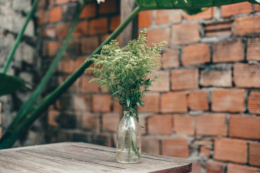 upcycling vaso da fiori con bottiglia